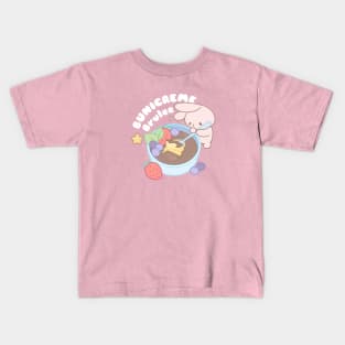 Cute Bunny Craving Giant Bunicream Brulee Kids T-Shirt